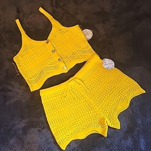 Crochet Shorts set